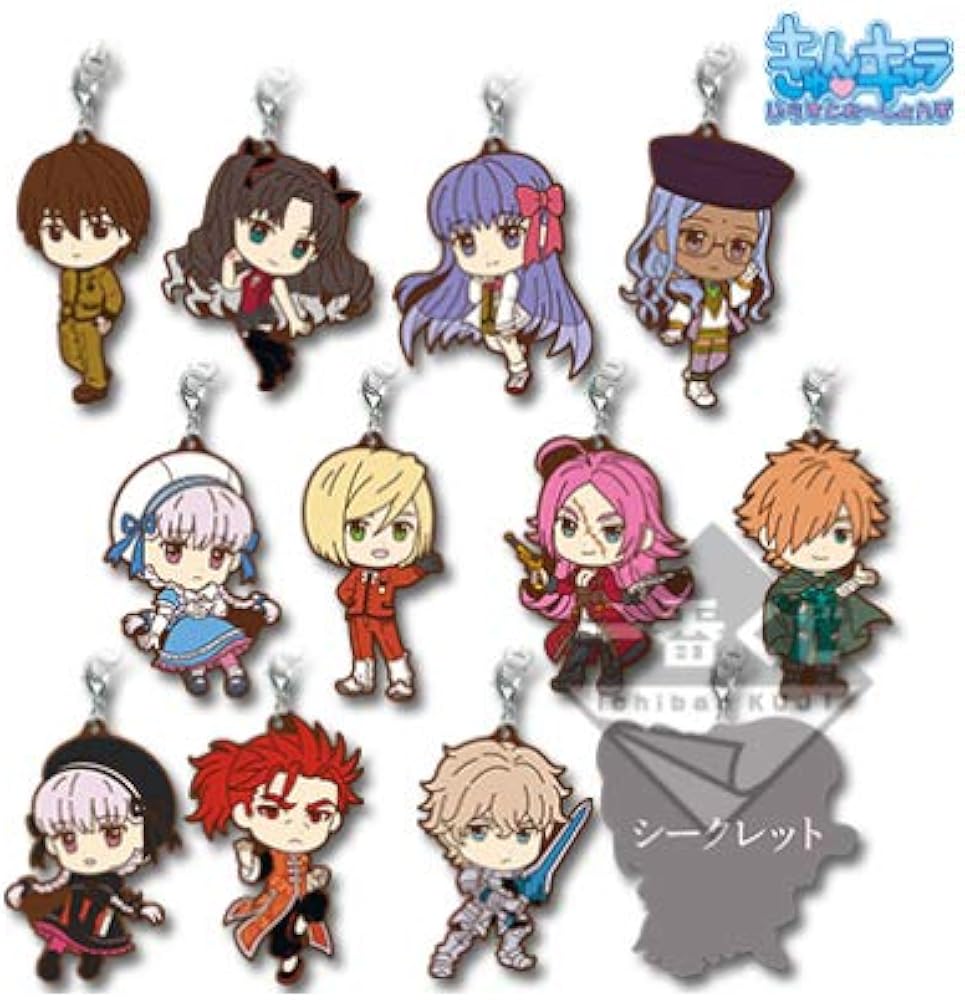 Fate/EXTRA Last Encore ラバーストラップ まとめ売り